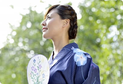 花火大会・盆踊りの出張着付け